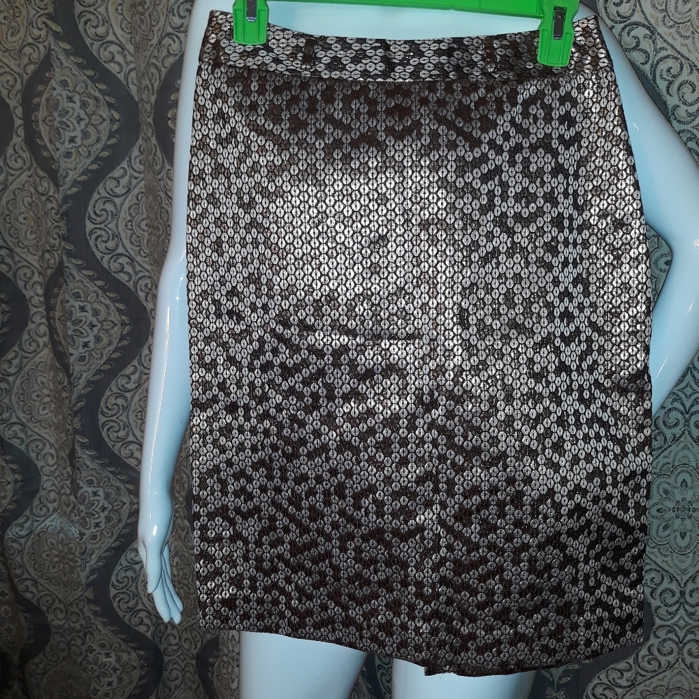 Worthington Metallic Skirt Size S